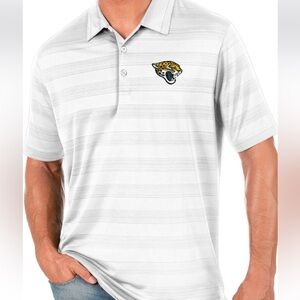 NWT Men's Jacksonville Jaguars Antigua White Compass Polo XXXL